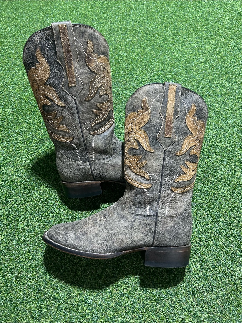 Men’s Corral Western Square Toe Leather Cowboy Boots